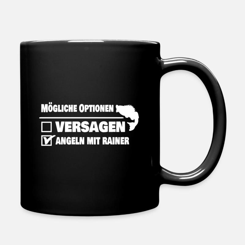 versagen Rainer - Tasse einfarbig - Schwarz