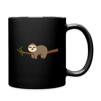 Paresse - Mug uni - noir - Droite