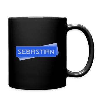 Prénom Sebastian - Mug uni - noir - Droite