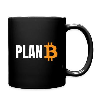 Plan B Bitcoin - Full Colour Mug - black - Right