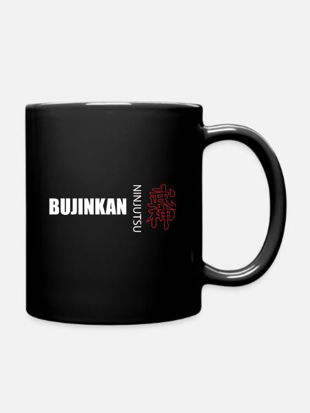 bujinkan ninjutsu kanji - Mug uni - noir