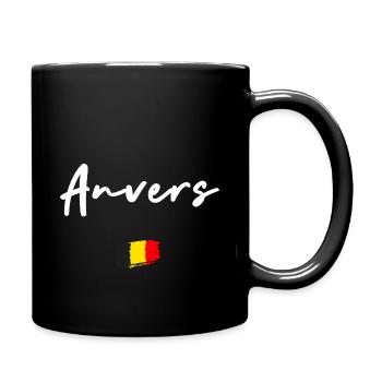 Antwerp - Full Colour Mug - black - Right