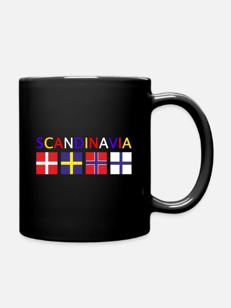 Scandinavie - Mug uni - noir