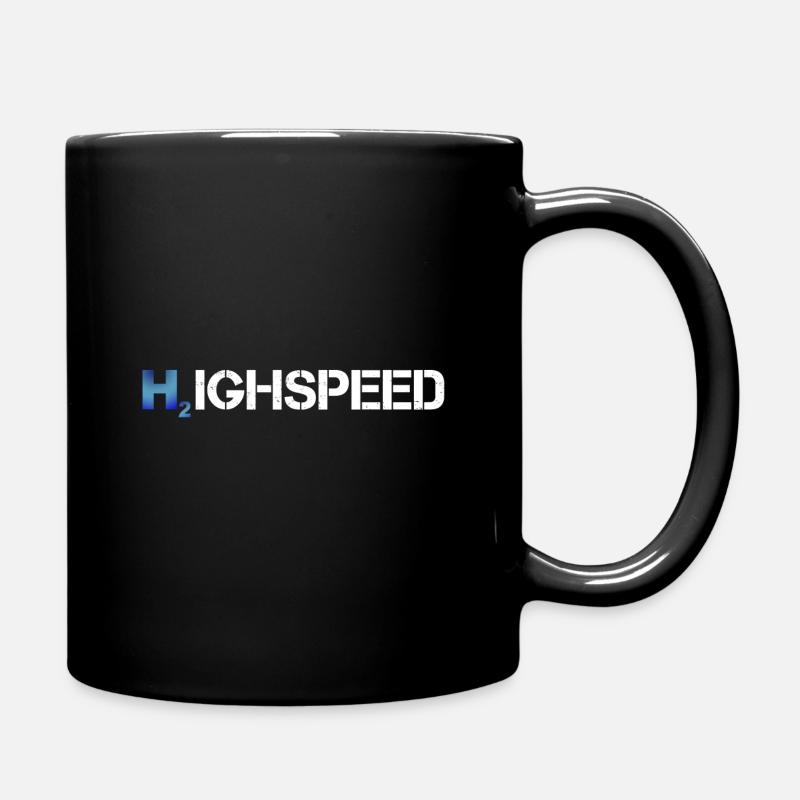 High-speed hydrogen - Full Colour Mug - black