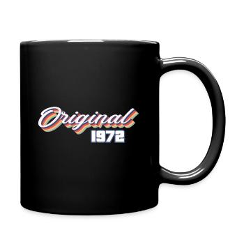Original vintage 1972 50th birthday 50 years - Full Colour Mug - black - Right