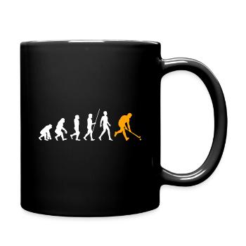 Évolution du hockey sur gazon Cadeau du joueur de hockey sur gazon G - Mug uni - noir - Droite