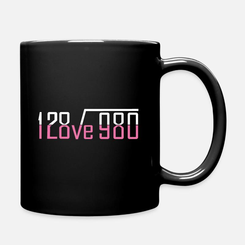 Formel der Liebe - Formula of Love - Tasse einfarbig - Schwarz