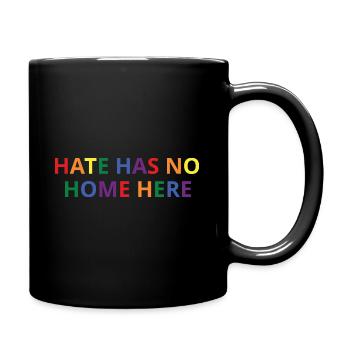 Arrêtez le racisme - Mug uni - noir - Droite
