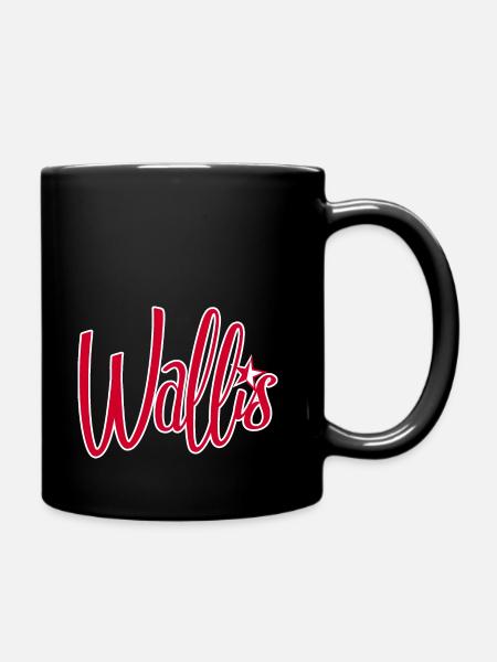 Wallis Valais - Tasse einfarbig - Schwarz