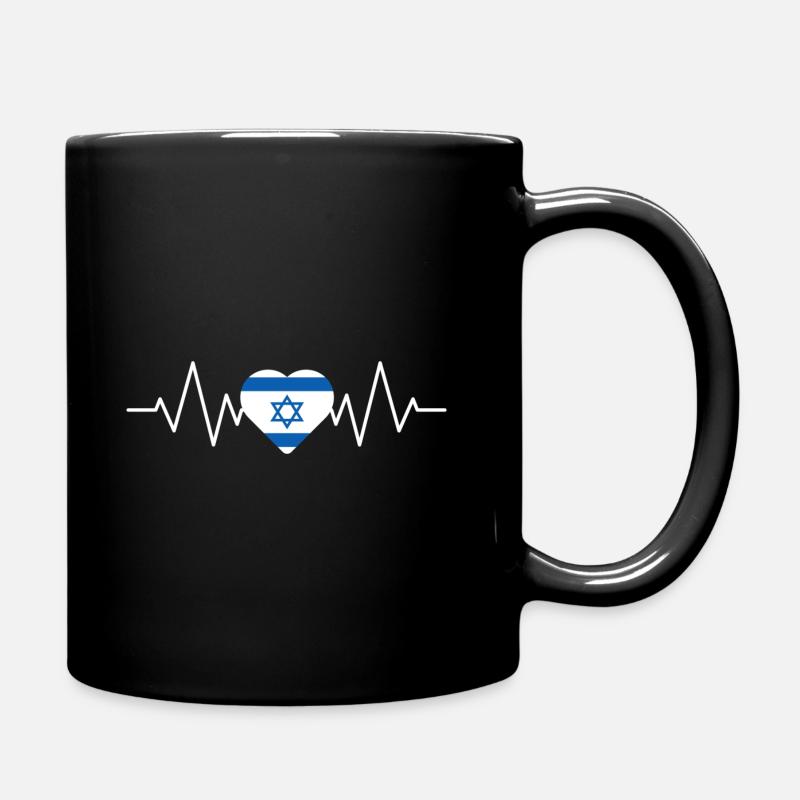 Israel Pulse - Full Colour Mug - black