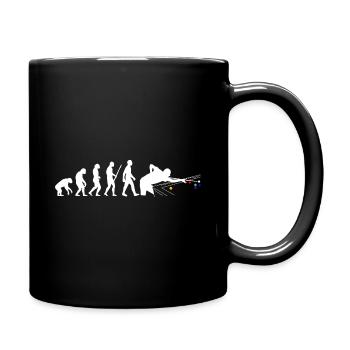 Pool Billiard Snooker Billiards Billiardspieler - Tasse einfarbig - Schwarz - Rechts