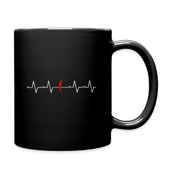 Chili Chilis Chilis Plats épicés Cuisson - Mug uni - noir - Droite