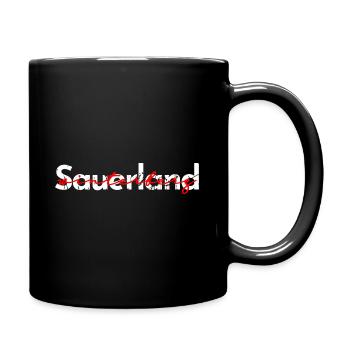 Sauerland Winterberg - Tasse einfarbig - Schwarz - Rechts