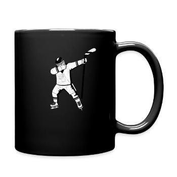 Dabbing Ice Hockey Player Dab Dance - Mug uni - noir - Droite