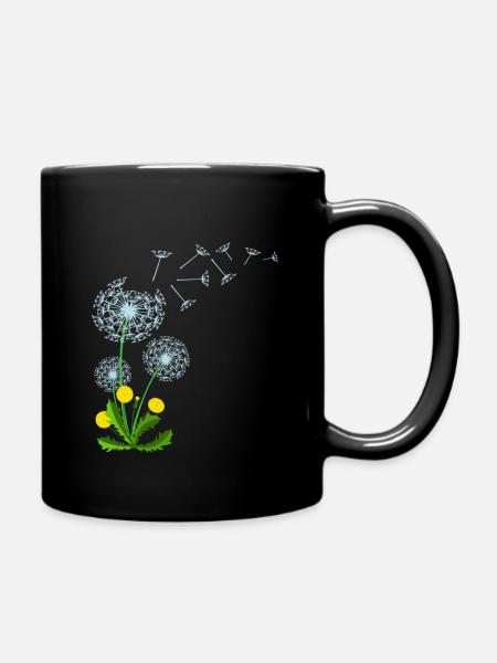 Pissenlit De Pissenlit Dandelion Idée cadeau - Mug uni - noir