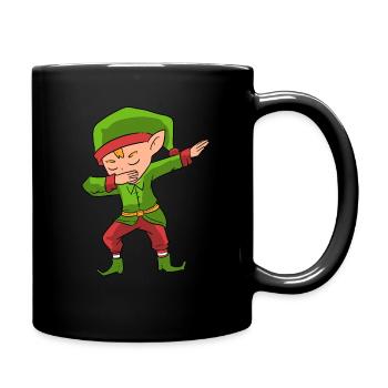Tamponner elfe - Mug uni - noir - Droite
