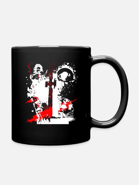 Tattoo Femme Trash Polka - Mug uni - noir