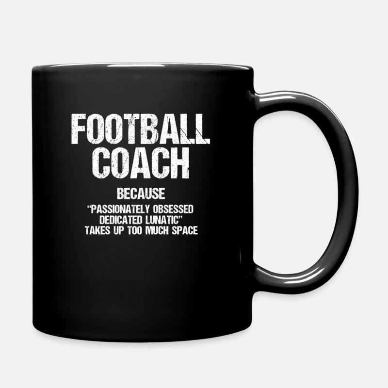 Funny Football Coach Definition - Full Colour Mug - black