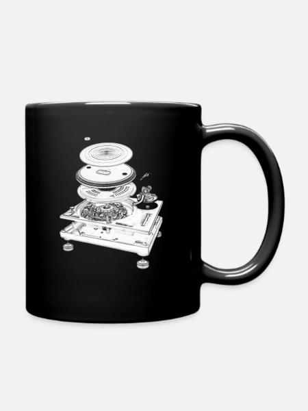Platine DJ - Mug uni - noir