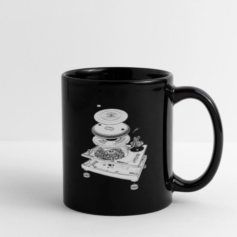DJ turntable Full Colour Mug