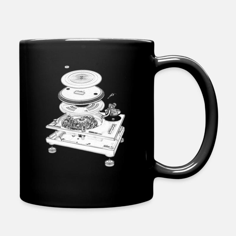 Platine DJ - Mug uni - noir