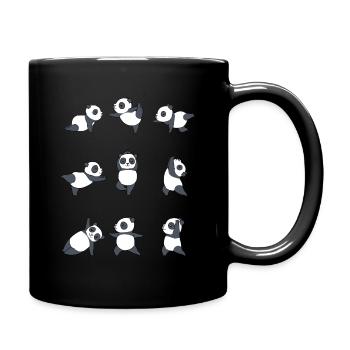 Yoga Panda méditation Yogi Namaste Cadeau Zen - Mug uni - noir - Droite