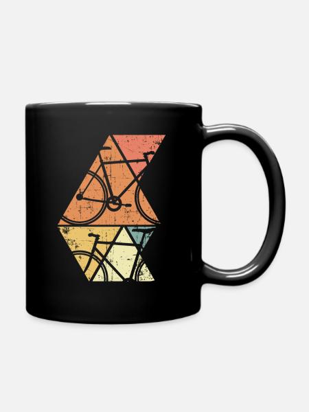 Fahhrad - Tasse einfarbig - Schwarz