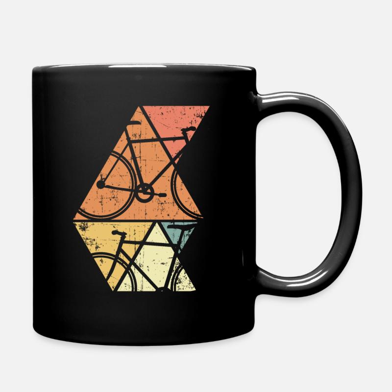 Fahhrad - Tasse einfarbig - Schwarz