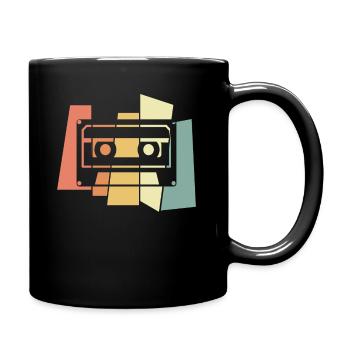 Kassette - Tasse einfarbig - Schwarz - Rechts