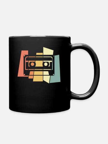 Cassette - Mug uni - noir