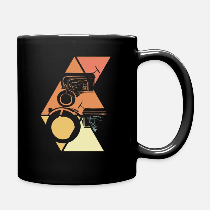 Traktor - Tasse einfarbig - Schwarz