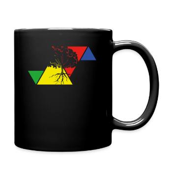 Environmental Protection Tree - Full Colour Mug - black - Right
