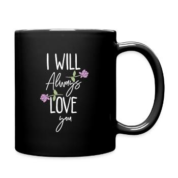 romantic love proof - Full Colour Mug - black - Right