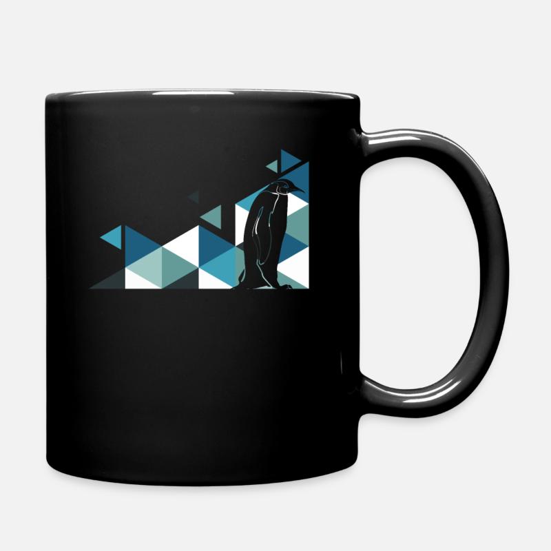 Pinguin - Tasse einfarbig - Schwarz