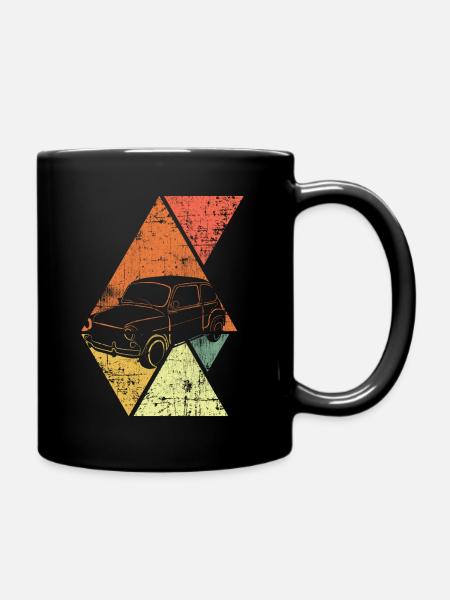 Oldtimer - Tasse einfarbig - Schwarz