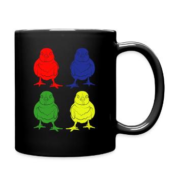 Chick - Full Colour Mug - black - Right