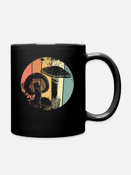 Champignons champignons - Mug uni - noir