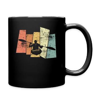Kayak - Full Colour Mug - black - Right