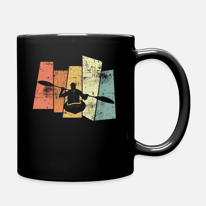 Kajak - Tasse einfarbig - Schwarz