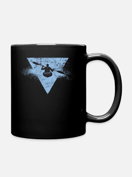 Kajak - Tasse einfarbig - Schwarz
