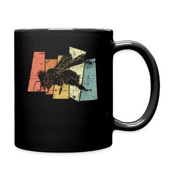 Nature apiculteur abeille - Mug uni - noir - Droite