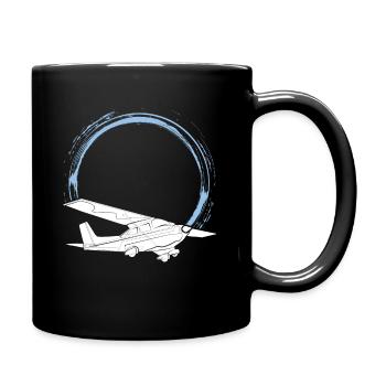 Pilot - Tasse einfarbig - Schwarz - Rechts