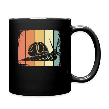 Snail - Full Colour Mug - black - Right
