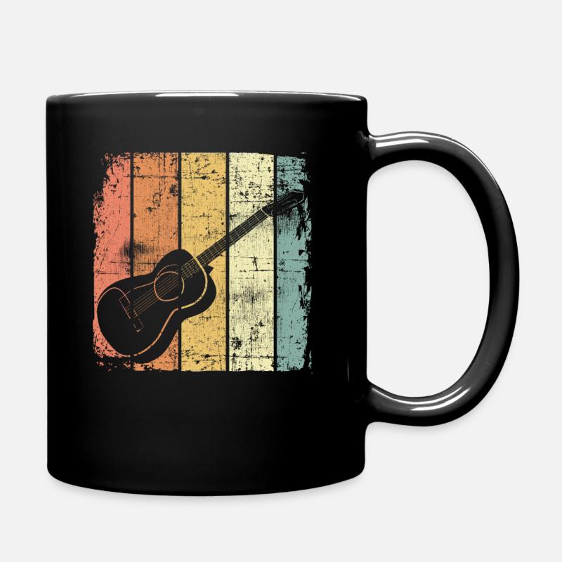 Guitare - Mug uni - noir