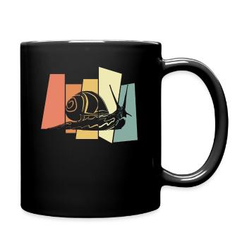 Snail - Full Colour Mug - black - Right