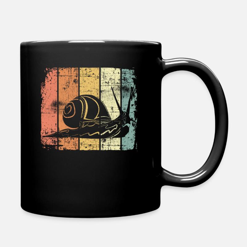 Snail - Full Colour Mug - black