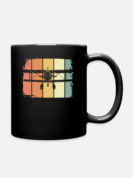 Avion - Mug uni - noir