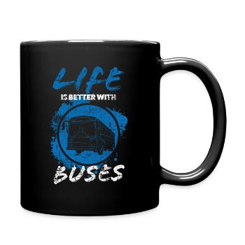 Busfahrer Bus - Mug uni - noir - Droite