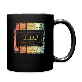 Cassette - Mug uni - noir - Droite