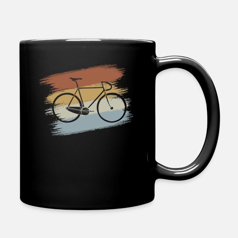 Rennrad - Tasse einfarbig - Schwarz